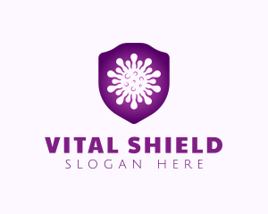 Immunity - Virus Defense Shield logo design