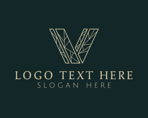 Enterprise - Luxury Business Letter V logo design