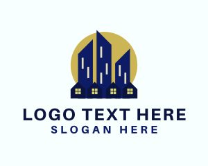 Suburban - Urban Real Estate Property logo design
