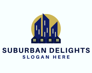 Suburban - Urban Real Estate Property logo design