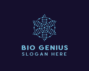 Biotechnology - Flower Biotech Laboratory logo design