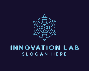Laboratory - Flower Biotech Laboratory logo design