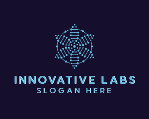 Scientist - Flower Biotech Laboratory logo design