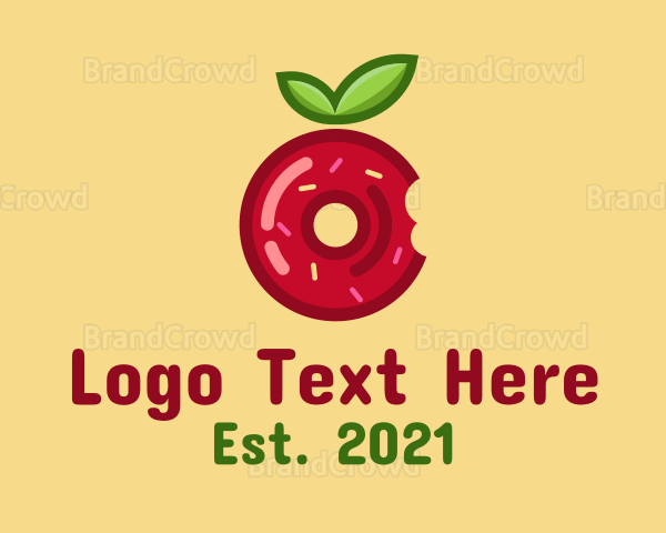 Apple Jelly Donut Logo