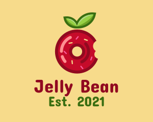 Jelly - Apple Jelly Donut logo design