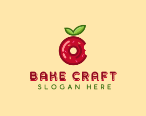 Apple Jelly Donut  logo design