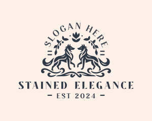 Canine Elegant Crest logo design