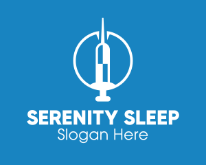 Anesthesia - Rocket Vaccine Syringe logo design