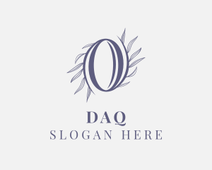 Plastic Surgery - Leaf Border Letter O logo design