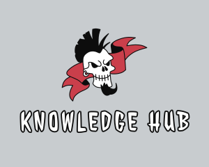 Rock Band - Punk Skull Gangster logo design