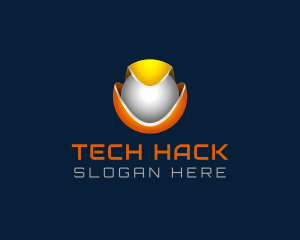 Cyber Tech Sphere logo design