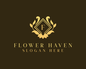 Botanical Flower Salon logo design