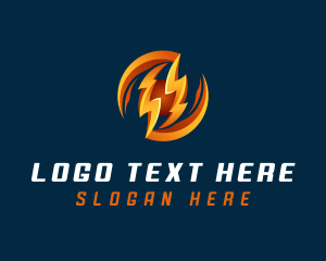 Charge - Electric Lightning Charge logo design