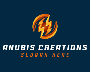 Electric Lightning Charge logo design