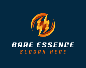 Electric Lightning Charge logo design