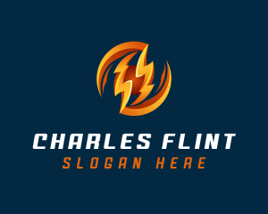 Electric Lightning Charge logo design