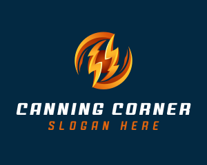 Electric Lightning Charge logo design