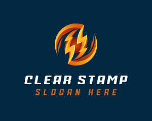 Electric Lightning Charge logo design