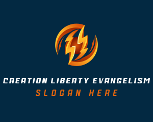 Electric Lightning Charge logo design