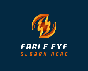 Electric Lightning Charge logo design