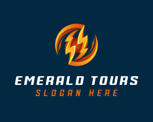 Electric Lightning Charge logo design