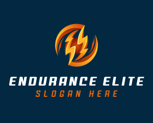 Electric Lightning Charge logo design