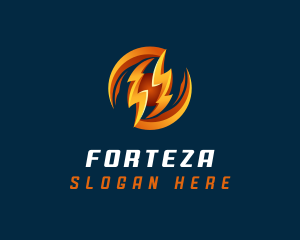 Electric Lightning Charge logo design