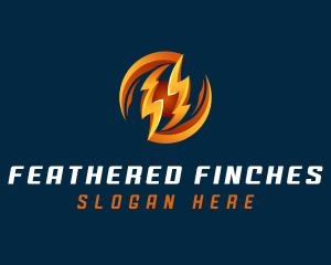 Electric Lightning Charge logo design