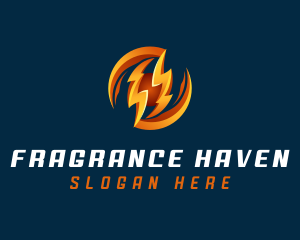 Electric Lightning Charge logo design