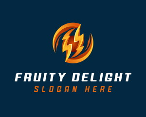 Electric Lightning Charge logo design