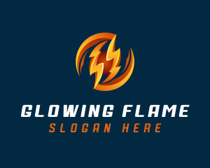 Electric Lightning Charge logo design