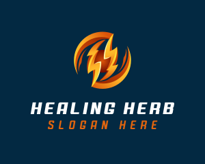 Electric Lightning Charge logo design