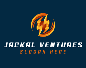 Electric Lightning Charge logo design