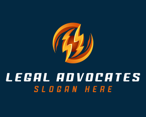 Electric Lightning Charge logo design