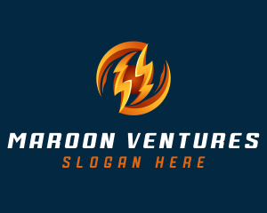 Electric Lightning Charge logo design