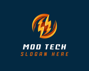 Electric Lightning Charge logo design