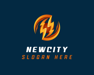 Electric Lightning Charge logo design