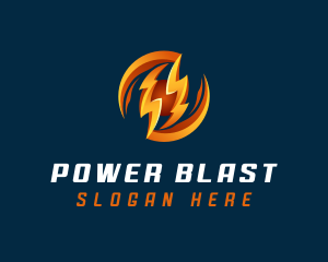 Electric Lightning Charge logo design