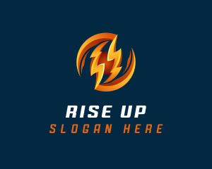 Electric Lightning Charge logo design