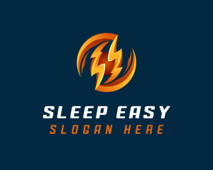 Electric Lightning Charge logo design