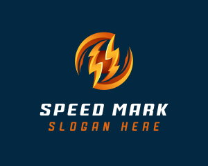 Electric Lightning Charge logo design