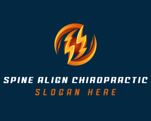 Electric Lightning Charge logo design