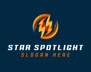 Electric Lightning Charge logo design