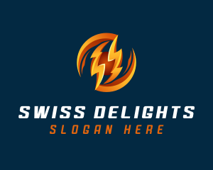 Electric Lightning Charge logo design