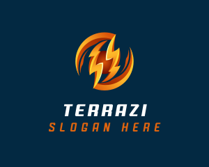 Electric Lightning Charge logo design