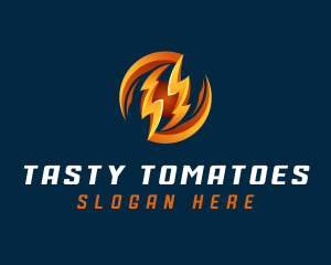 Electric Lightning Charge logo design