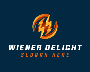 Electric Lightning Charge logo design