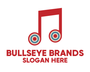 Target - Musical Note Target logo design