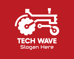 High Tech - Agritech Tech Farm logo design