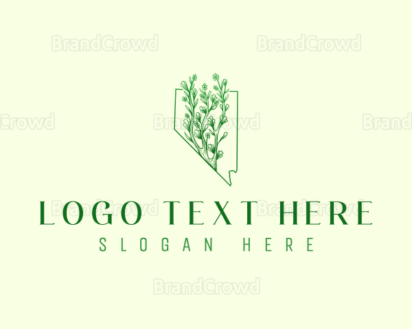 Nevada Flower Sagebrush Logo